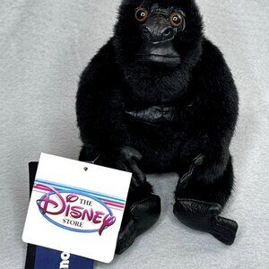 Gorilla Plush Mighty Joe Young The Disney Store Bean Bag 8" Stuffed Toy
